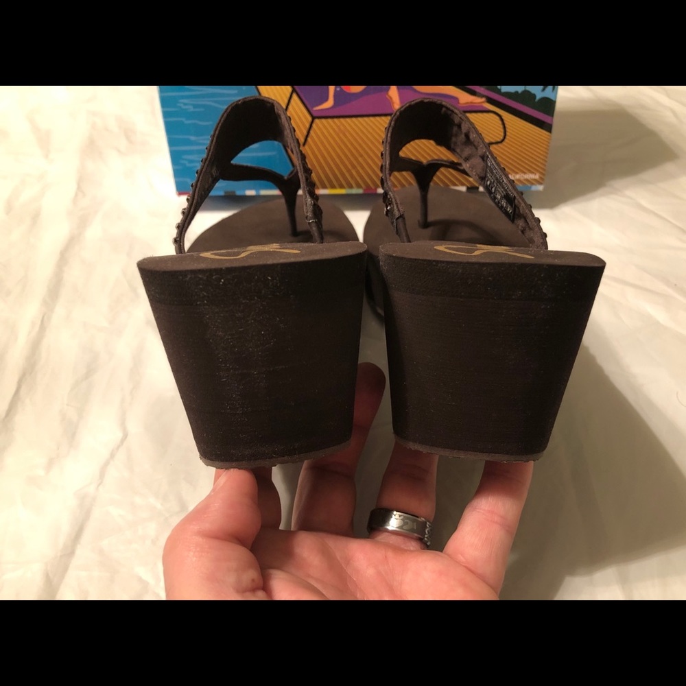 BrandNew Skechers Pin Up Cali Wedge Bling Sandals - Picture 14 of 16